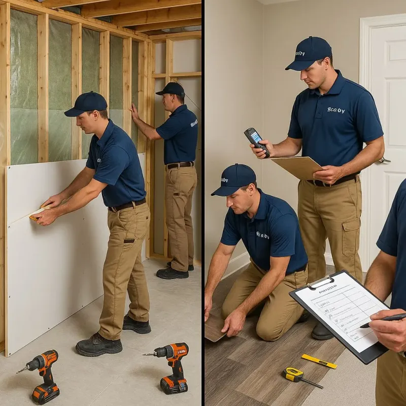Repairs and Reconstruction process in Woodville, TX