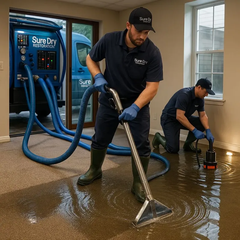 Water Extraction and Removal process in Woodville, TX